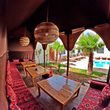 Berber Tent in Dar Iziki , best place to relax after surf lessons in Momos Surf Camp In Sidi Kaouki