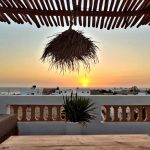 Sunrise view from the terrasse of Dar Iziki where you can sty during your surrf Camp with Momo